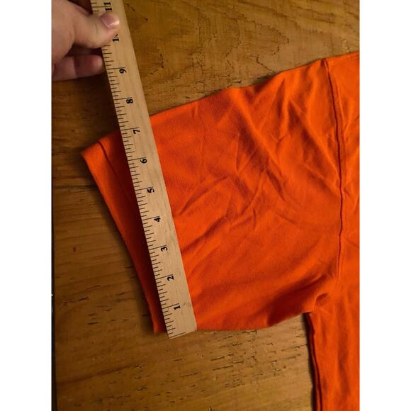 Vintage Izod Collegiate Oklahoma State Orange Polo White Short Sleeve Collar XL - Picture 9 of 13